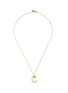 Main View - Click To Enlarge - BEA BONGIASCA - Half Enamel Initial 'C' 9K Gold Pendant Necklace