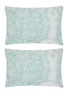 Main View - Click To Enlarge - CELSO DE LEMOS - Pompadour Pillowcase Set of 2 — Lichen