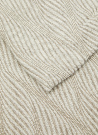 Detail View - Click To Enlarge - CELSO DE LEMOS - Vague Cashmere Bedspread — 700 Eucalyptus