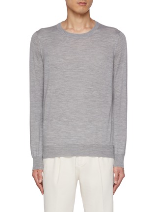 Main View - Click To Enlarge - BRUNELLO CUCINELLI - Virgin Wool Cashmere Sweatshirt