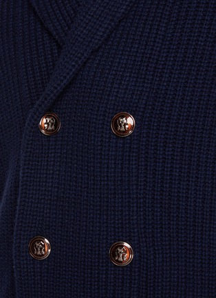  - BRUNELLO CUCINELLI - Shawl Collar Double Breasted Cardigan