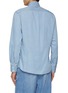 Back View - Click To Enlarge - BRUNELLO CUCINELLI - Spread Collar Light Wash Denim Shirt