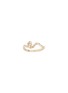 Main View - Click To Enlarge - BEA BONGIASCA - Polka Dot Wave 9K Gold Diamond Ring — EU 54