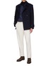 Figure View - Click To Enlarge - BRUNELLO CUCINELLI - Spread Collar Paisley Cotton Shirt