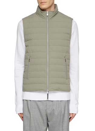 Main View - Click To Enlarge - BRUNELLO CUCINELLI - Stand Collar Padded Vest