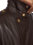  - BRUNELLO CUCINELLI - Detachable Collar Leather Trench Coat