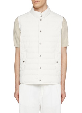 Main View - Click To Enlarge - BRUNELLO CUCINELLI - Button Up Padded Vest