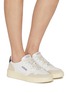 Figure View - Click To Enlarge - AUTRY - Medalist Low Top Leather Women's Sneakers