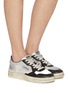 Figure View - Click To Enlarge - AUTRY - Super Vintage Low Top Leather Women's Sneakers