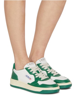 Figure View - Click To Enlarge - AUTRY - Medalist Low Top Leather Women's Sneakers