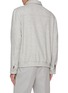 Back View - Click To Enlarge - BRUNELLO CUCINELLI - Convertible Collar Wool Blend Herringbone Jacket