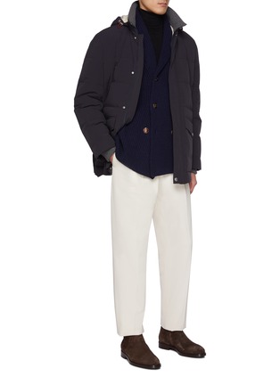 Figure View - Click To Enlarge - BRUNELLO CUCINELLI - Water Resistant Padded Jacket