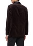 Back View - Click To Enlarge - BRUNELLO CUCINELLI - Double Breasted Cotton Velvet Smoking Jacket