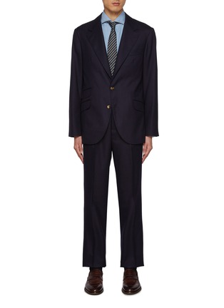 Main View - Click To Enlarge - BRUNELLO CUCINELLI - Wool Flannel Suit