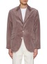 Main View - Click To Enlarge - BRUNELLO CUCINELLI - Single Breasted Cotton Blend Corduroy Blazer