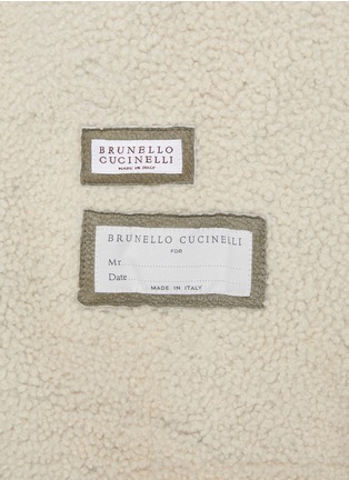  - BRUNELLO CUCINELLI - Zip Up Shearling Jacket