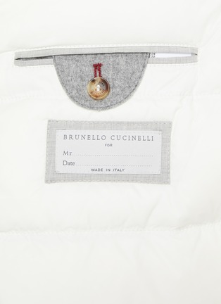  - BRUNELLO CUCINELLI - Stand Collar Padded Wool Vest