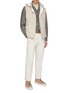 Figure View - Click To Enlarge - BRUNELLO CUCINELLI - Hooded Button Up Padded Wool Vest