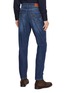 Back View - Click To Enlarge - BRUNELLO CUCINELLI - Leisure Fit Dark Wash Jeans