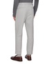 Back View - Click To Enlarge - BRUNELLO CUCINELLI - Pleated Front Cotton Blend Gabardine Trousers