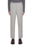 Main View - Click To Enlarge - BRUNELLO CUCINELLI - Pleated Front Cotton Blend Gabardine Trousers