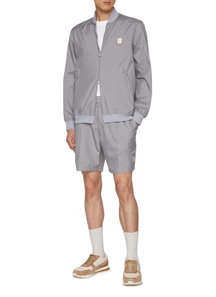 Figure View - Click To Enlarge - BRUNELLO CUCINELLI - Logo Patch Tennis Jacket