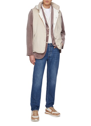 Figure View - Click To Enlarge - BRUNELLO CUCINELLI - Dark Wash Jeans