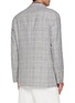 Back View - Click To Enlarge - BRUNELLO CUCINELLI - Double Breasted Plaid Silk Blend Blazer