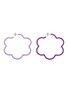 Main View - Click To Enlarge - BEA BONGIASCA - Two Tone Flower Power Enamel 9K Gold Flower Earrings