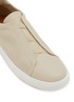 Detail View - Click To Enlarge - ERMENEGILDO ZEGNA - Triple Stitch Leather Men's Sneakers