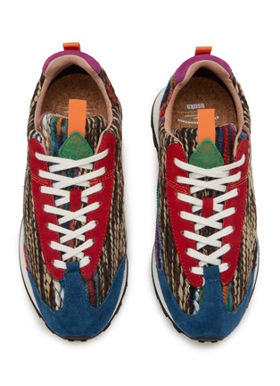 Detail View - Click To Enlarge - FLOWER MOUNTAIN - New Asuka Uni Suede Wool Women's Sneakers