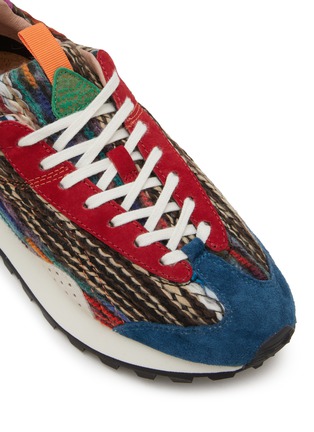 Detail View - Click To Enlarge - FLOWER MOUNTAIN - New Asuka Uni Suede Wool Women's Sneakers