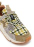 Detail View - Click To Enlarge - FLOWER MOUNTAIN - Yamano 3 Uni Suede Textile Women's Sneakers