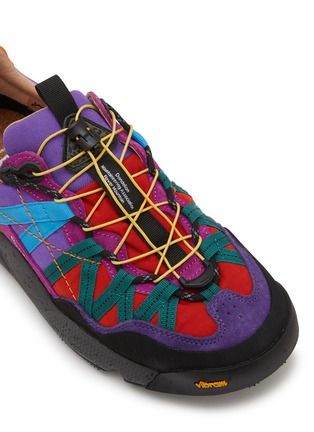 Detail View - Click To Enlarge - FLOWER MOUNTAIN - Iwano 2 Uni Suede Textile Women's Sneakers