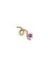 Main View - Click To Enlarge - BEA BONGIASCA - Mini Loop 9K Gold Amethyst Single Earring