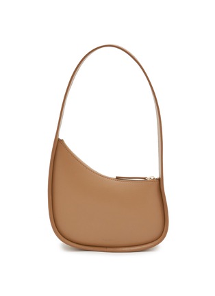 Main View - Click To Enlarge - THE ROW - Half Moon Leather Shoulder Bag