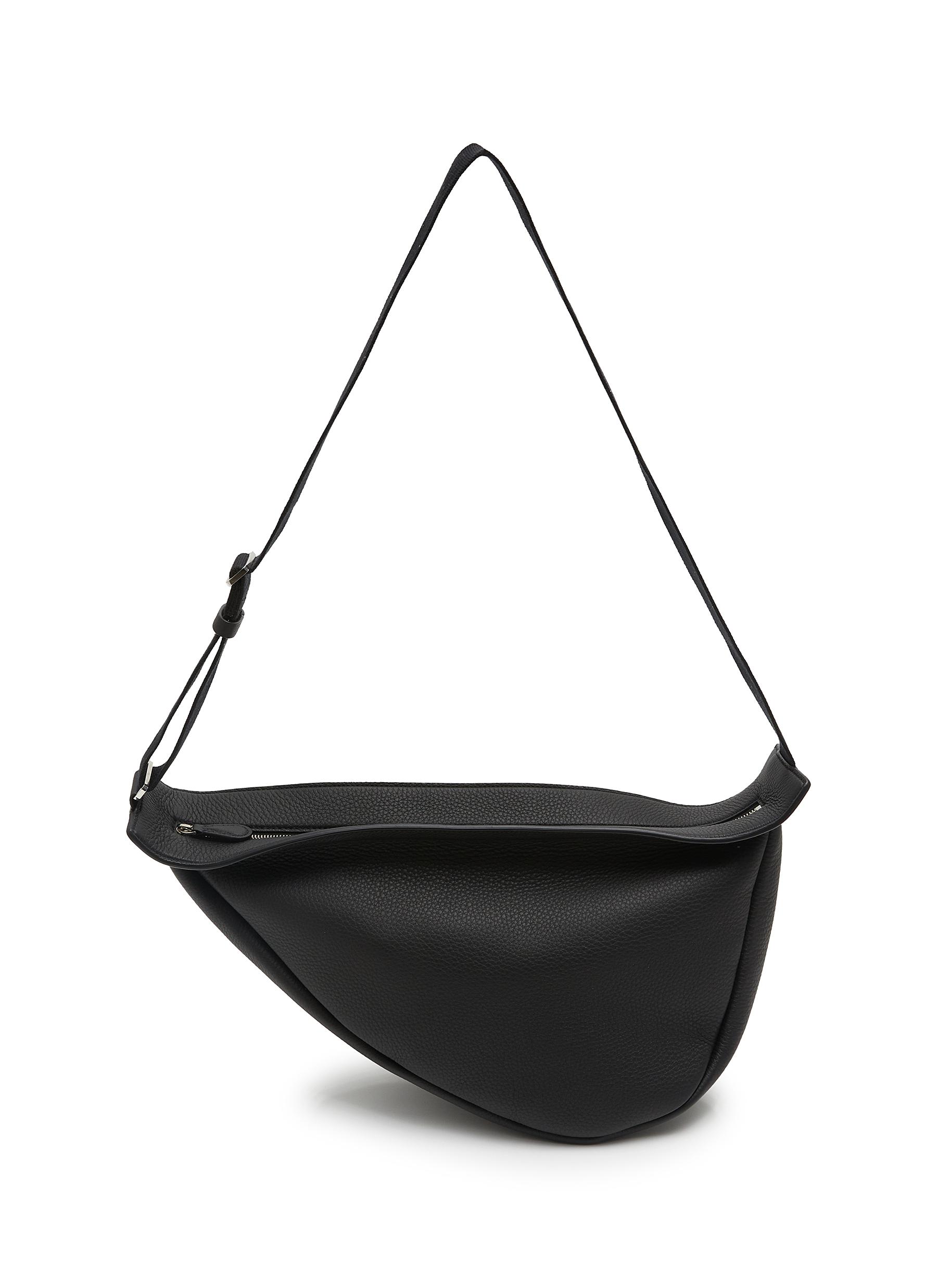 ショルダーバッグ・ポシェット [The Row] Large Slouchy Banana Bag in Leather THE ROW Slouchy Banana leather shoulder bag | NET-A-PORTER