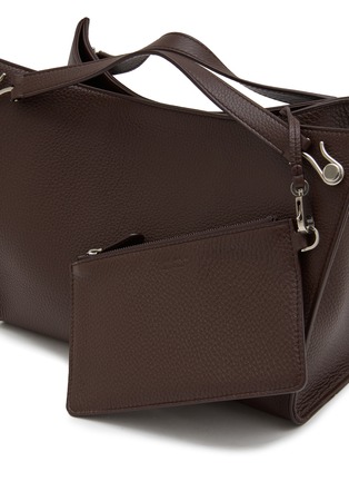 Detail View - Click To Enlarge - THE ROW - Alexia Leather Tote Bag With Pouch