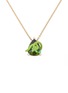 Main View - Click To Enlarge - BEA BONGIASCA - Chihiro Enamel 18K Gold Green Tourmaline Diamond Necklace