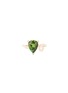 Main View - Click To Enlarge - BEA BONGIASCA - Kim Enamel 18K Gold Green Tourmaline Ring — EU 52