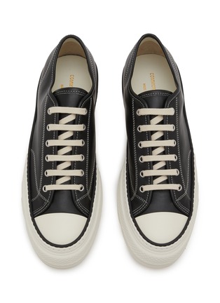 Detail View - Click To Enlarge - COMMON PROJECTS - Tournament Low Top Leather Men's Sneakers