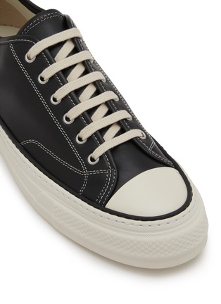 Detail View - Click To Enlarge - COMMON PROJECTS - Tournament Low Top Leather Men's Sneakers