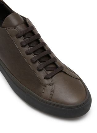 Detail View - Click To Enlarge - COMMON PROJECTS - Achilles Low Top Leather Men's Sneakers