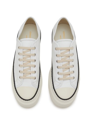 Detail View - Click To Enlarge - COMMON PROJECTS - Tournament Low Top Leather Men's Sneakers