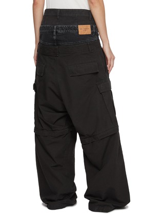 Back View - Click To Enlarge - BALENCIAGA - Triple Waistband Cargo Jeans