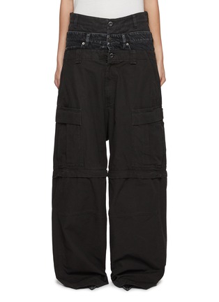 Main View - Click To Enlarge - BALENCIAGA - Triple Waistband Cargo Jeans