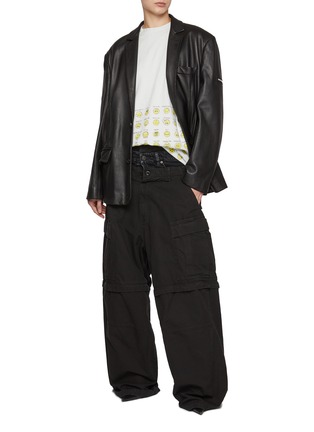 Figure View - Click To Enlarge - BALENCIAGA - Triple Waistband Cargo Jeans