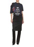 Figure View - Click To Enlarge - BALENCIAGA - Spliced Planet Earth Keep Calm T-Shirt