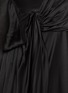  - BALENCIAGA - Draped Front Asymmetrical Hem Silk Dress