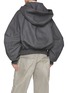 Back View - Click To Enlarge - THE ATTICO - Oversized Hooded Wool Blend Bomber Jacket